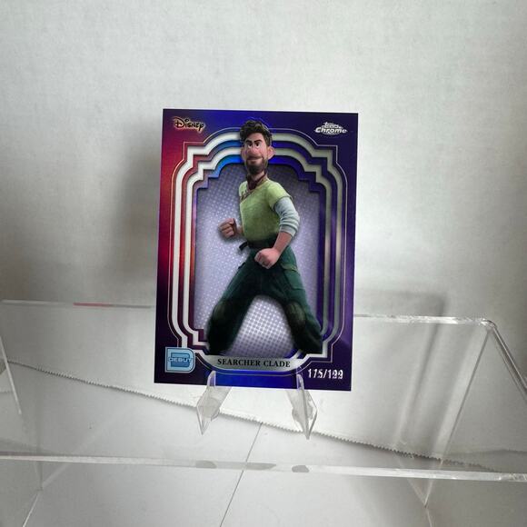 Disney Topps Chrome 2024 Searcher Clade Purple Refractor /199 Debut StrangeWorld - Picture 4 of 7